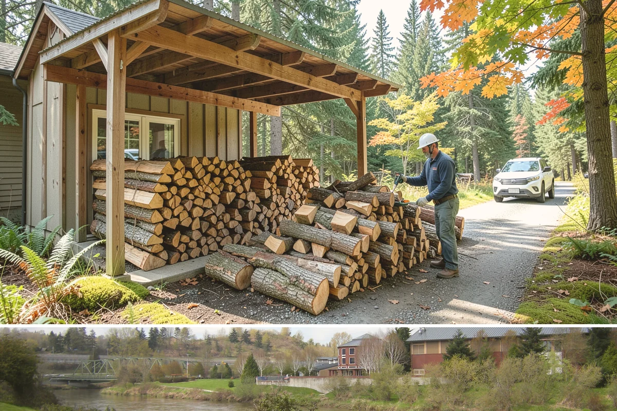 Ultra-Dry Firewood in Tukwila, King County, WA - Ideal for deep winter when maximum heat and minimal smoke are the priority.