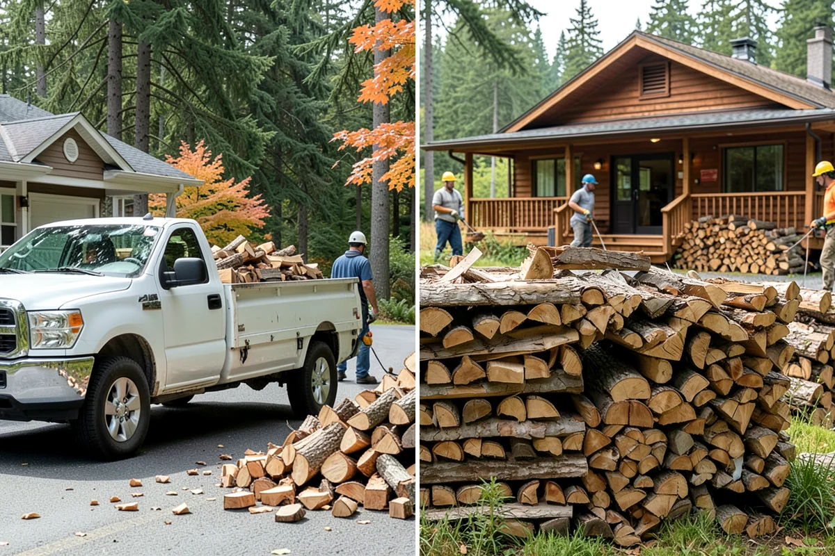 Urban Wood Recycling in Arlington, Snohomish County, WA - Collect wood recovered from urban tree work