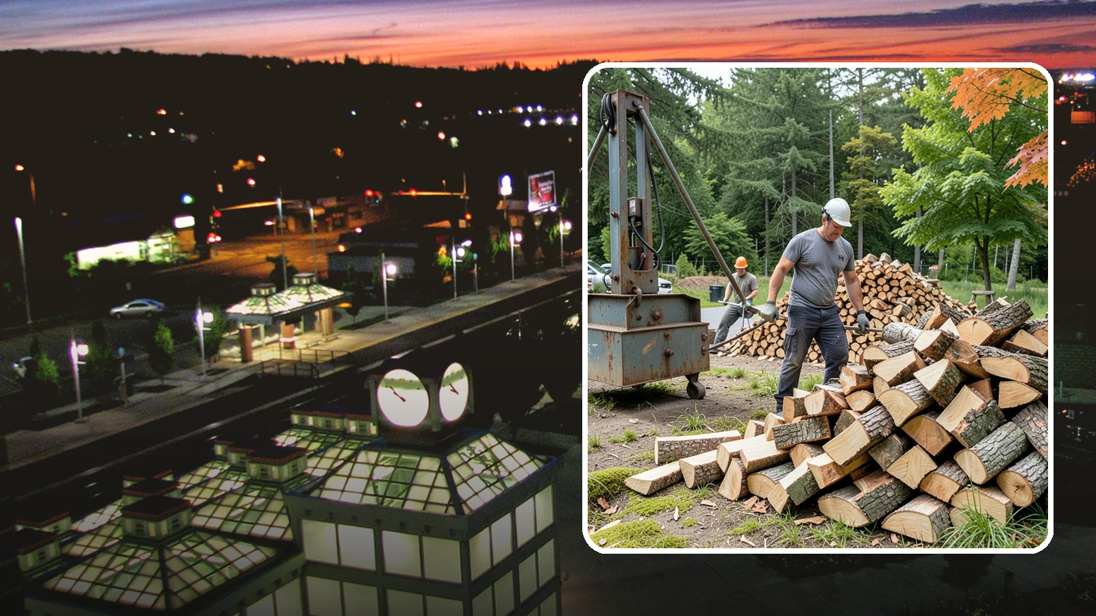 Urban Wood Recycling in Auburn, King County, WA - We recover wood from urban tree work and turn it into firewood instead of letting it go to the chipper or landfill.