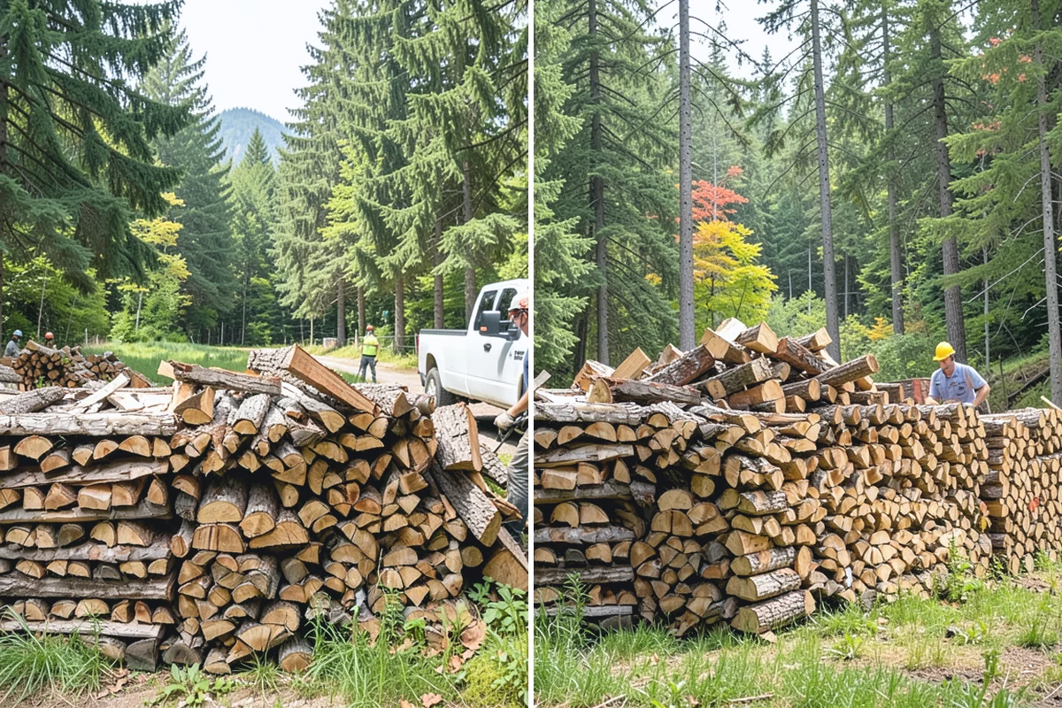 Urban Wood Recycling in Beaux Arts Village, King County, WA - Collect wood recovered from urban tree work