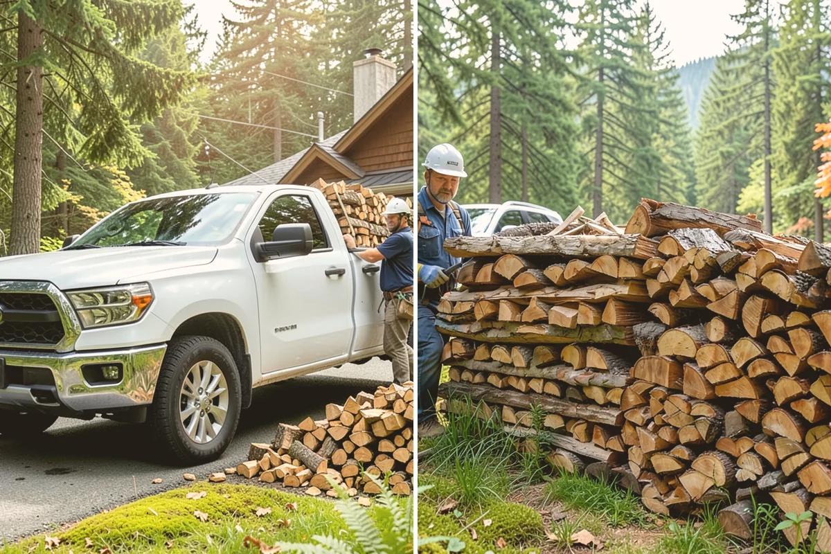 Urban Wood Recycling in Bellevue, King County, WA - Collect wood recovered from urban tree work