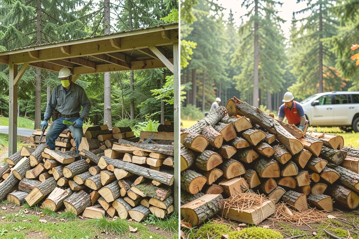 Urban Wood Recycling in Bothell, King County, WA - Collect wood recovered from urban tree work