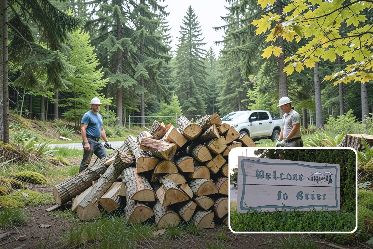 Urban Wood Recycling in Brier, Snohomish County, WA - Recovers urban tree wood that would be wasted