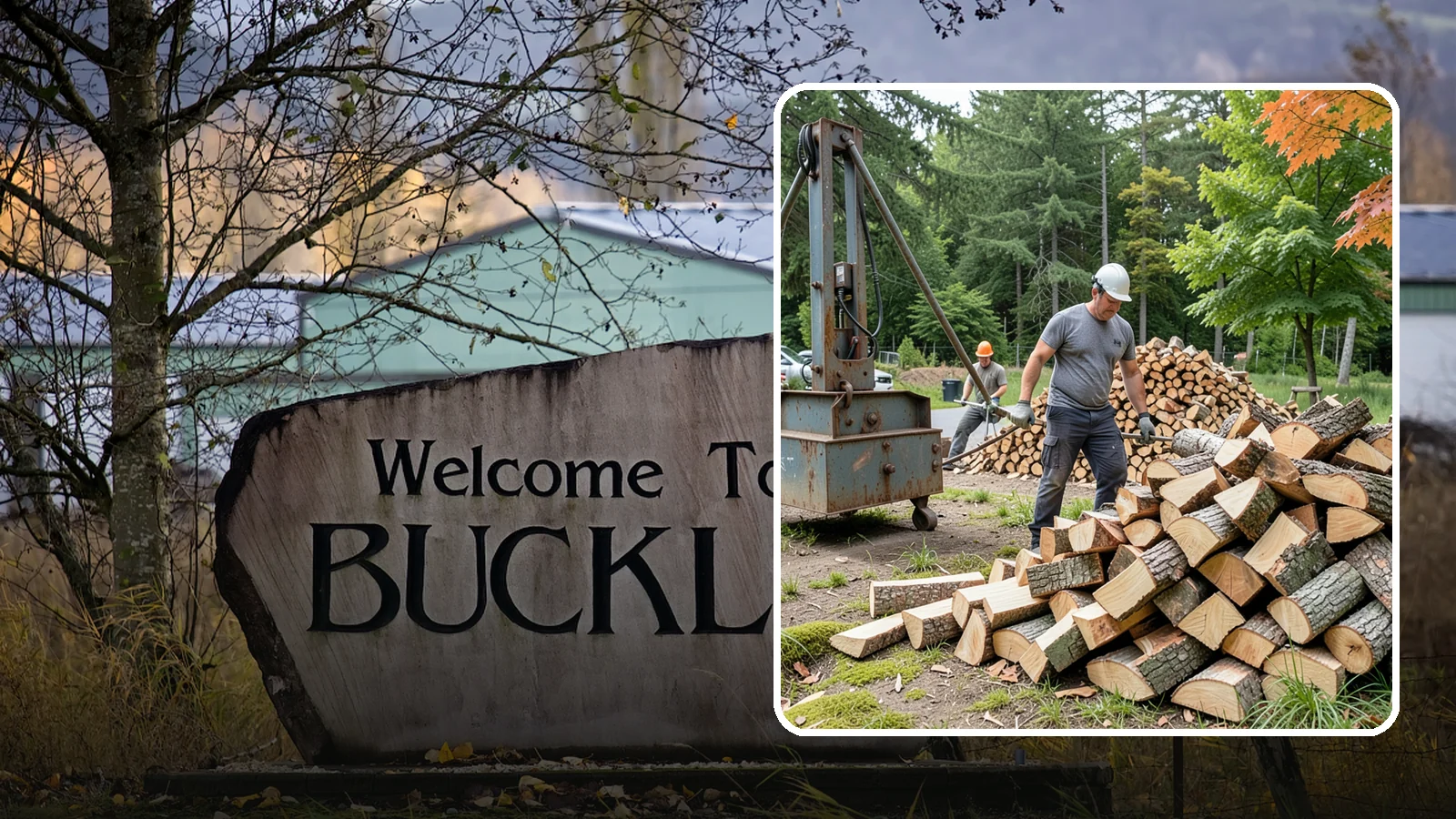 Urban Wood Recycling in Buckley, Pierce County, WA - We recover wood from urban tree work and turn it into firewood instead of letting it go to the chipper or landfill.