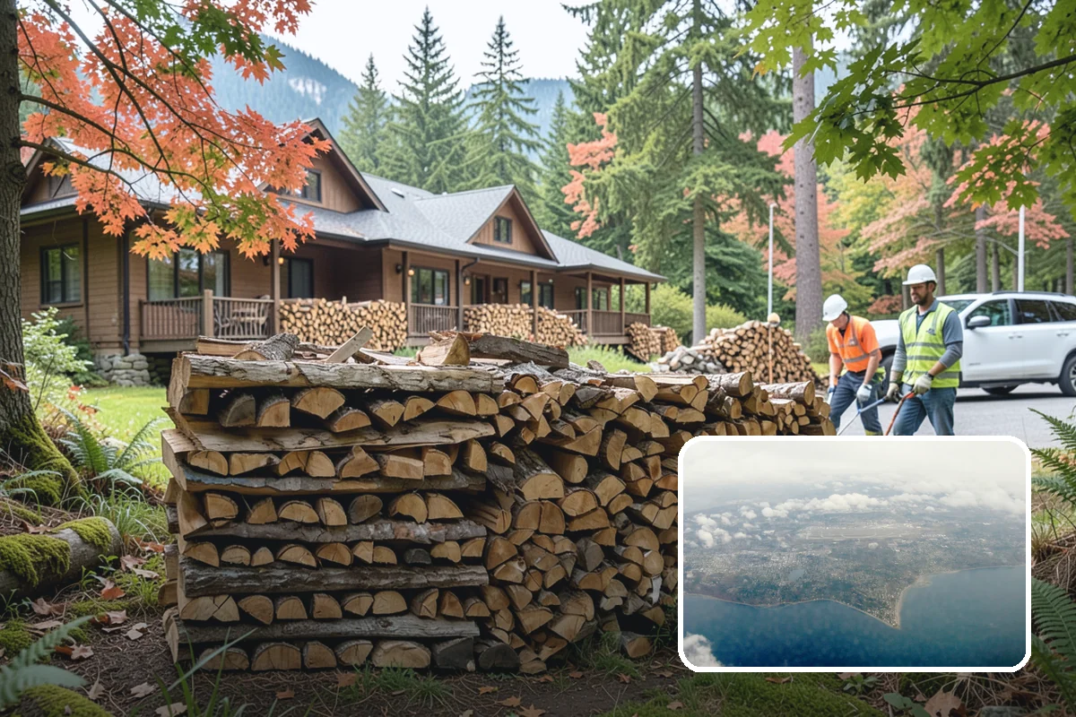 Urban Wood Recycling in Burien, King County, WA - Recovers urban tree wood that would be wasted