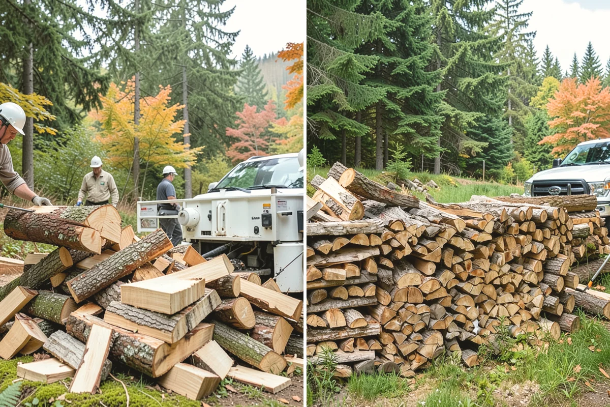 Urban Wood Recycling in Burlington, Skagit County, WA - Collect wood recovered from urban tree work