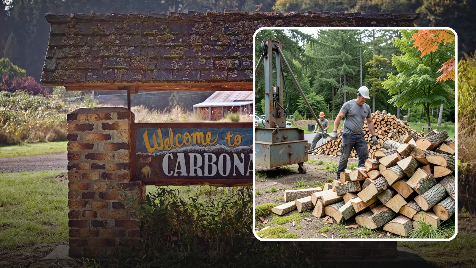Urban Wood Recycling in Carbonado, Pierce County, WA - We recover wood from urban tree work and turn it into firewood instead of letting it go to the chipper or landfill.