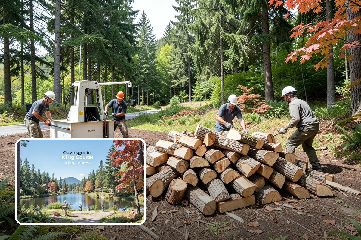 Urban Wood Recycling in Covington, WA - Recovers urban tree wood that would be wasted