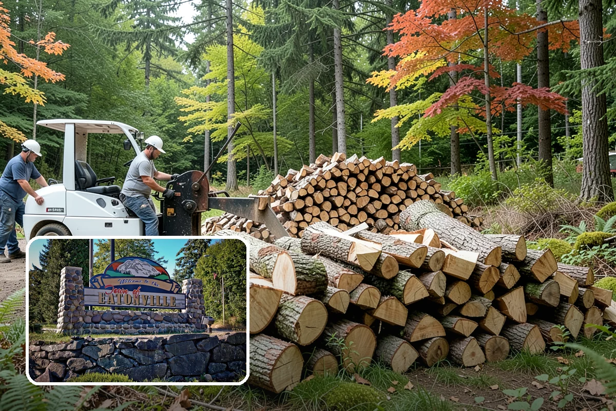 Urban Wood Recycling in Eatonville, WA - Recovers urban tree wood that would be wasted