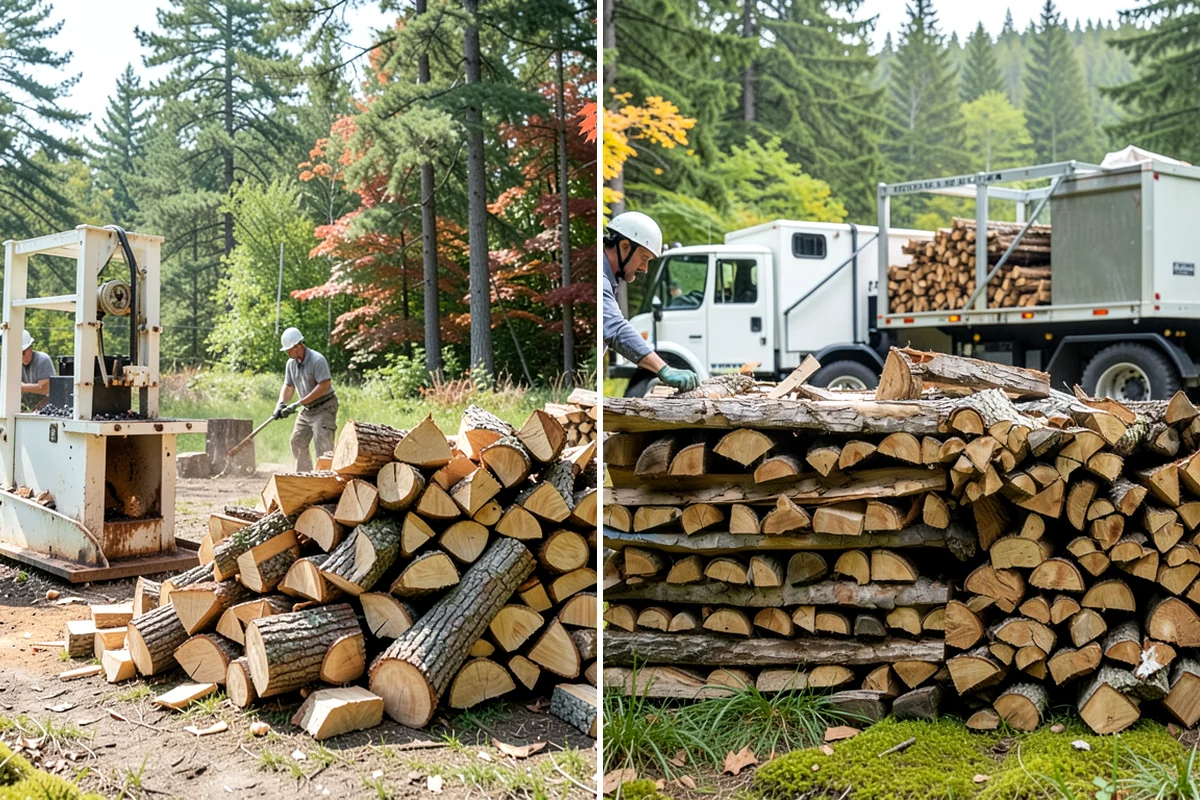 Urban Wood Recycling in Federal Way, King County, WA - Collect wood recovered from urban tree work