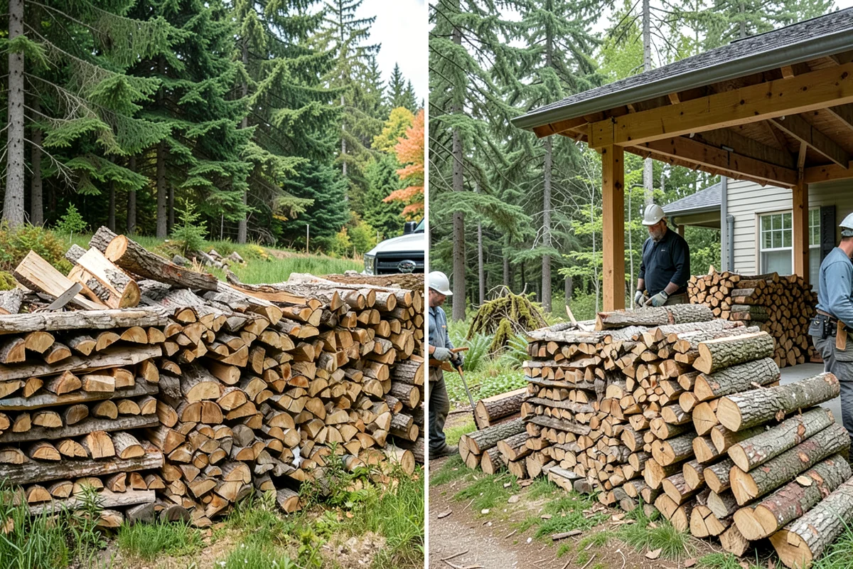 Urban Wood Recycling in Fircrest, Pierce County, WA - Collect wood recovered from urban tree work