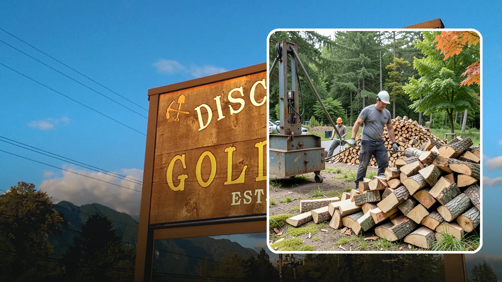 Urban Wood Recycling in Gold Bar, Snohomish County, WA - We recover wood from urban tree work and turn it into firewood instead of letting it go to the chipper or landfill.