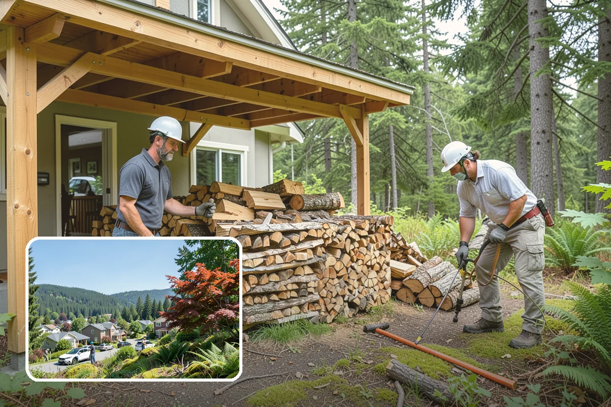 Urban Wood Recycling in Index, Snohomish County, WA - Recovers urban tree wood that would be wasted