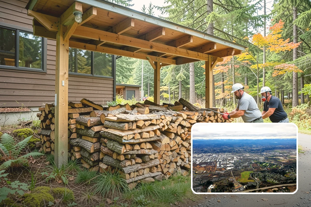 Urban Wood Recycling in Kent, King County, WA - Recovers urban tree wood that would be wasted