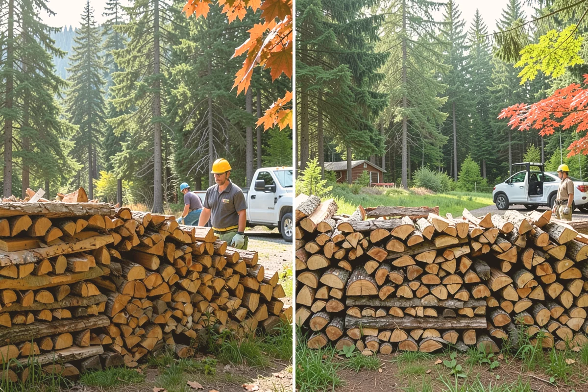 Urban Wood Recycling in Kent, King County, WA - Collect wood recovered from urban tree work