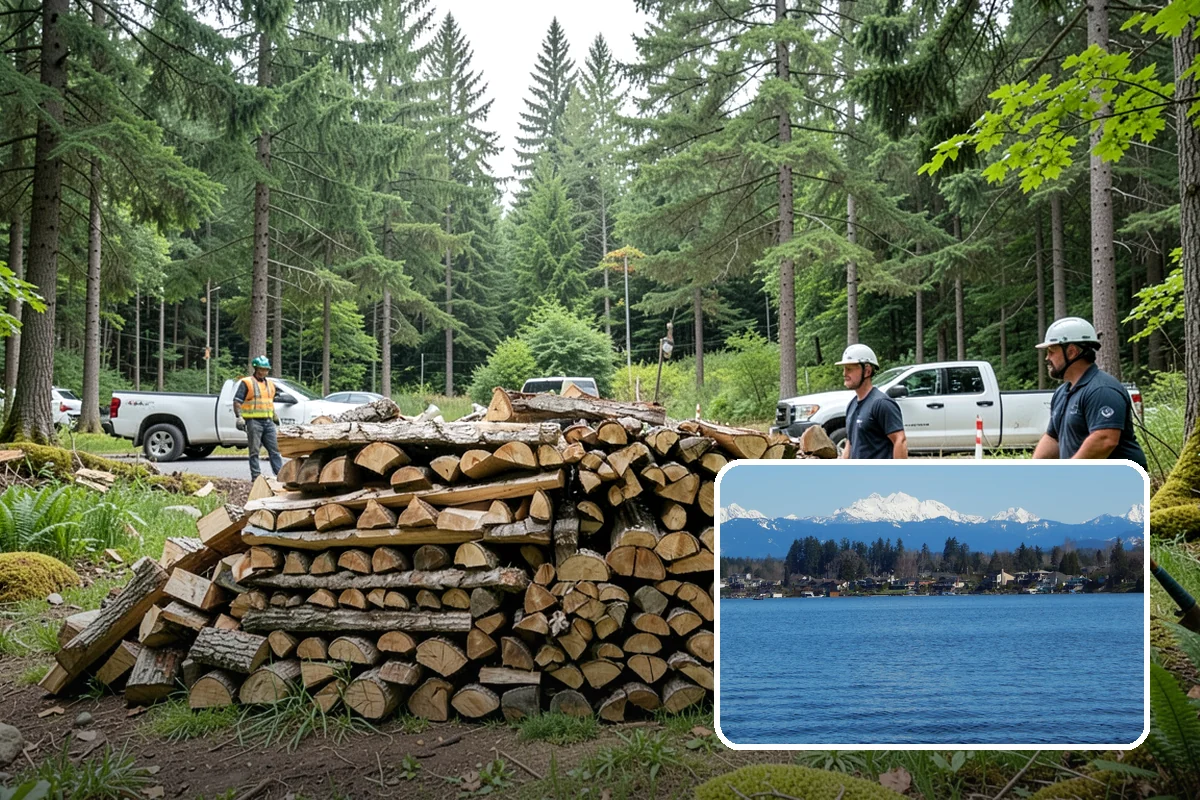 Urban Wood Recycling in Lake Stevens, Snohomish County, WA - Recovers urban tree wood that would be wasted