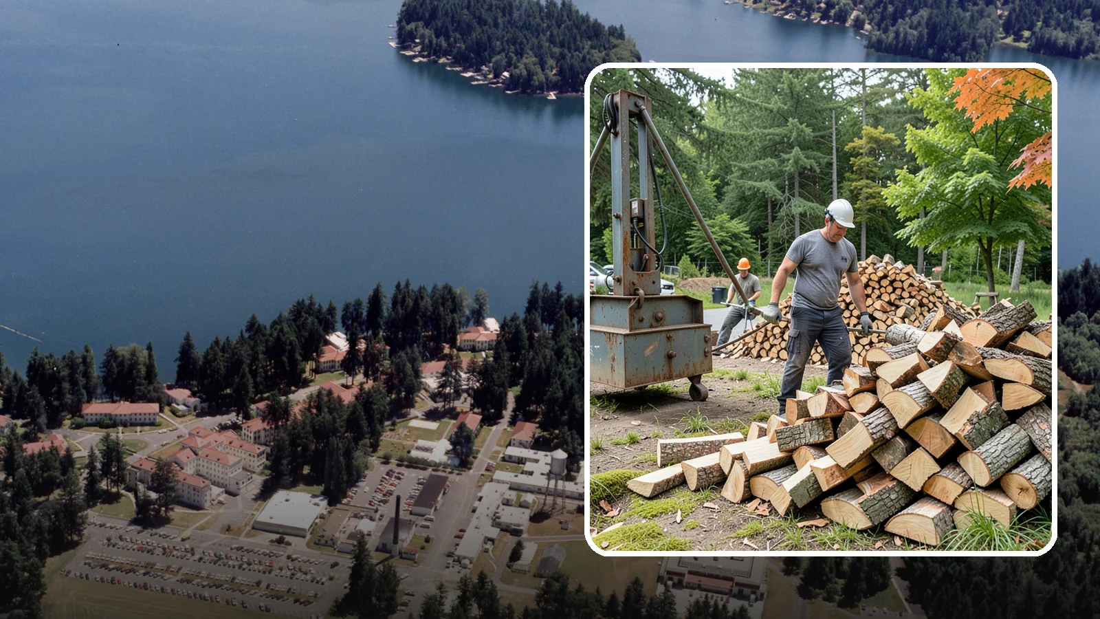Urban Wood Recycling in Lakewood, Pierce County, WA - We recover wood from urban tree work and turn it into firewood instead of letting it go to the chipper or landfill.
