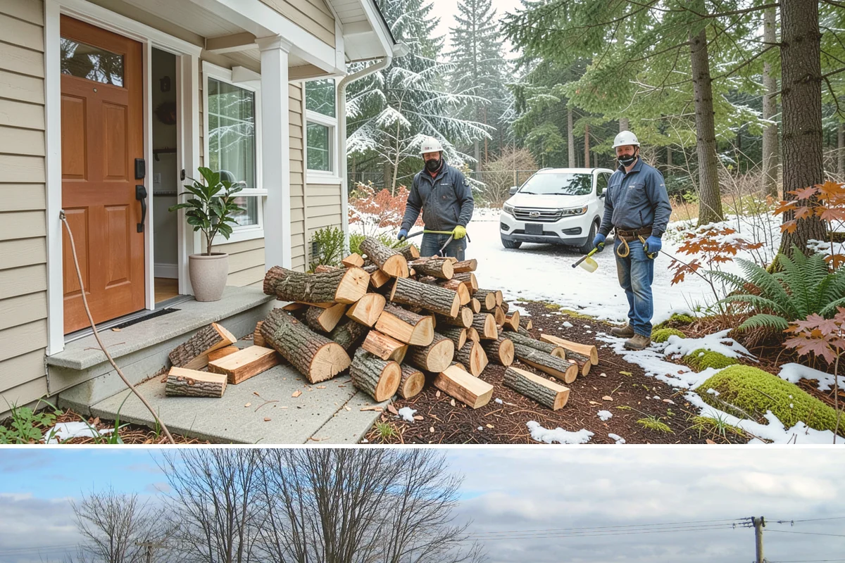 Urban Wood Recycling in Langley, WA - Recovered wood flows year-round, with demand for the finished firewood rising through fall and winter.