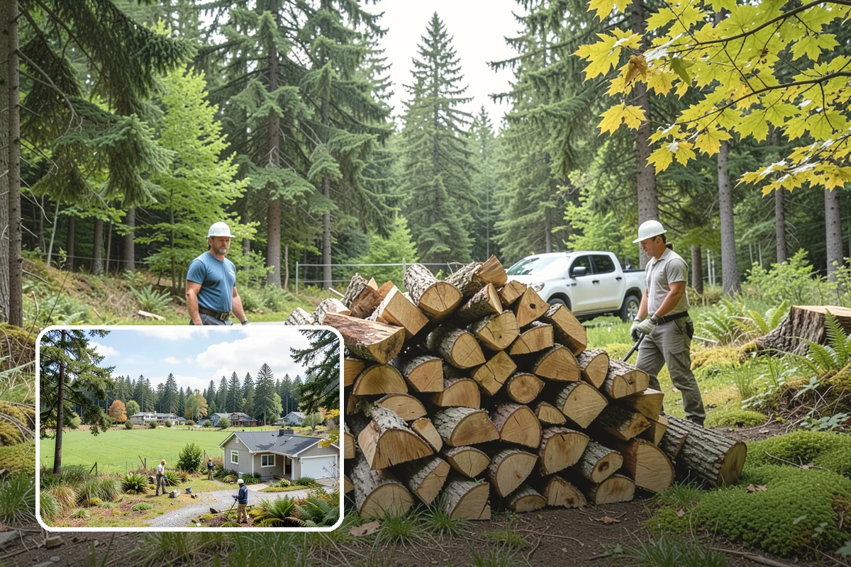 Urban Wood Recycling in Lyman, Skagit County, WA - Recovers urban tree wood that would be wasted