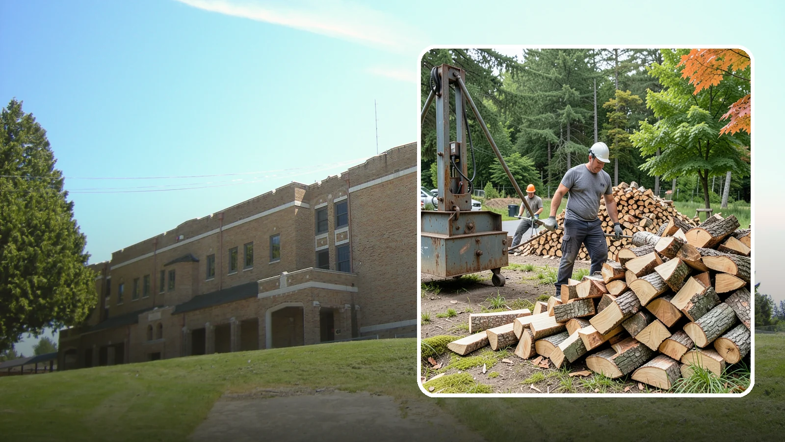 Urban Wood Recycling in Maple Valley, King County, WA - We recover wood from urban tree work and turn it into firewood instead of letting it go to the chipper or landfill.