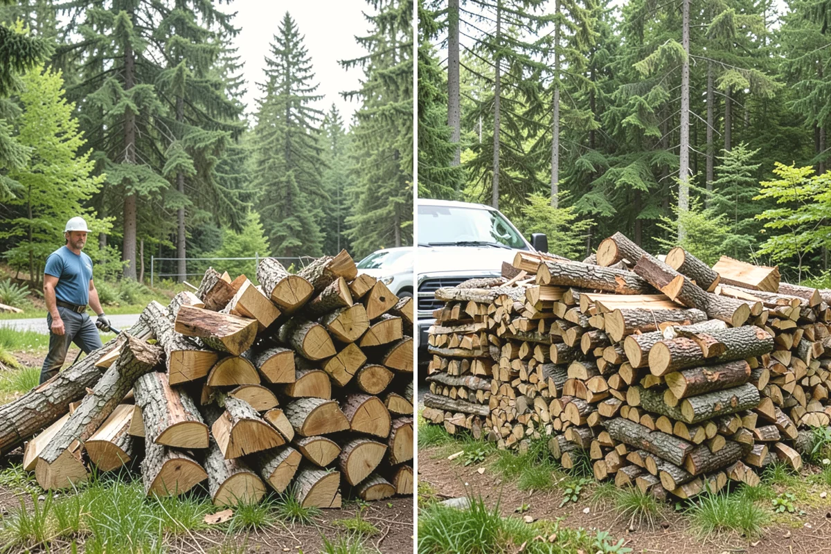 Urban Wood Recycling in Mercer Island, King County, WA - Collect wood recovered from urban tree work