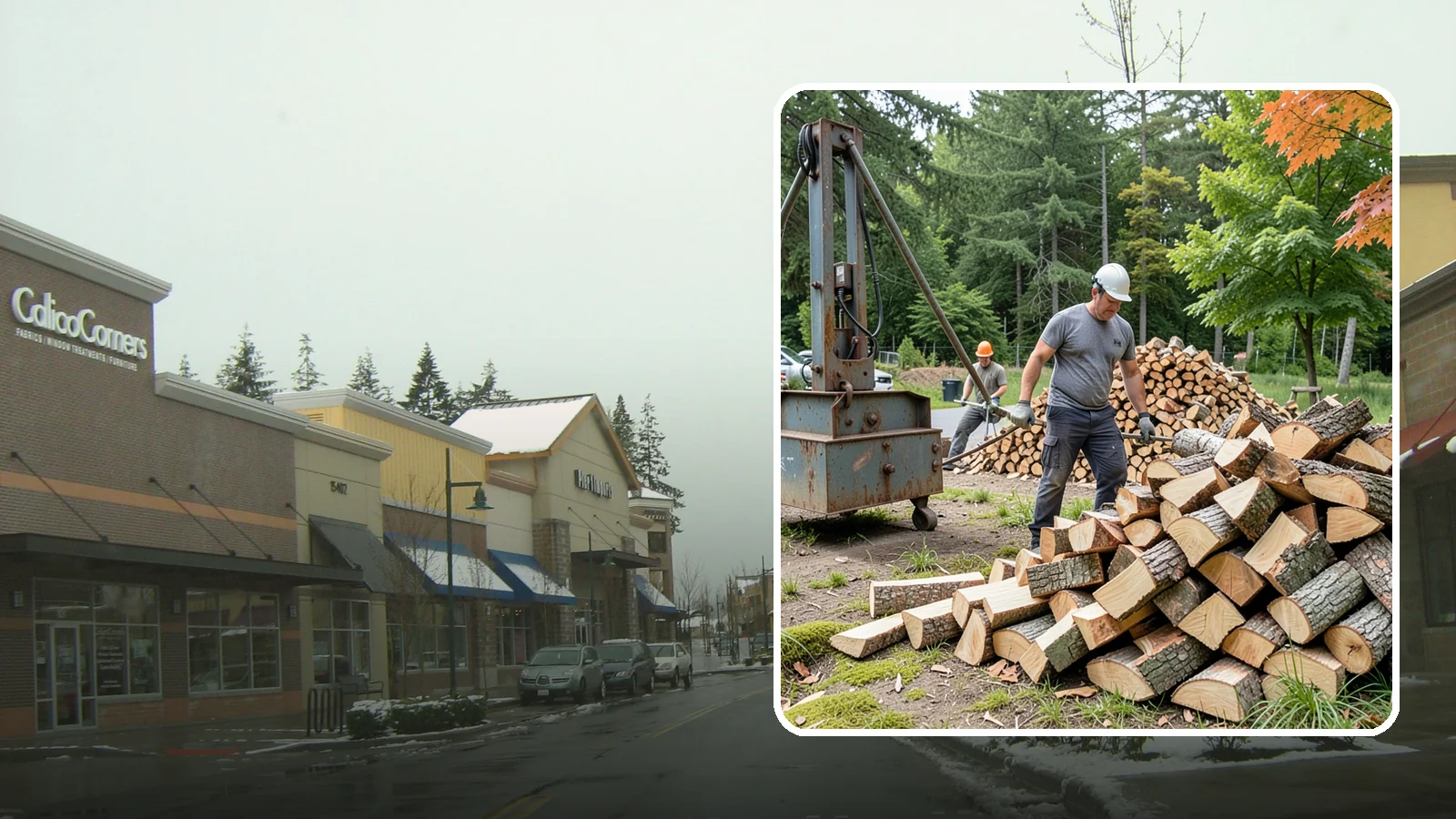 Urban Wood Recycling in Mill Creek, Snohomish County, WA - We recover wood from urban tree work and turn it into firewood instead of letting it go to the chipper or landfill.