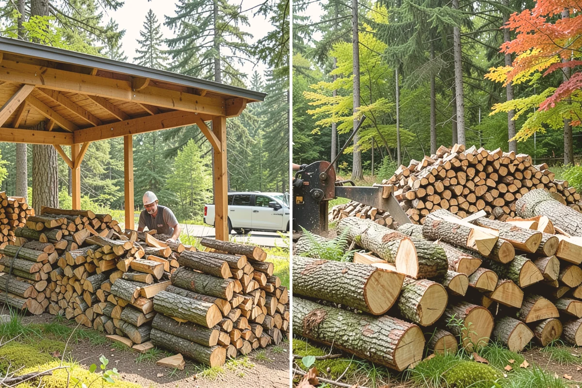 Urban Wood Recycling in Milton, King County, WA - Collect wood recovered from urban tree work