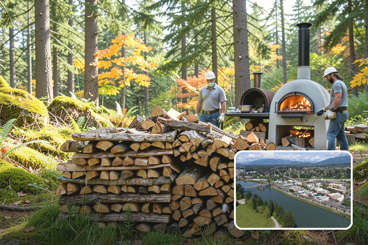 Urban Wood Recycling in Mount Vernon, Skagit County, WA - Recovers urban tree wood that would be wasted