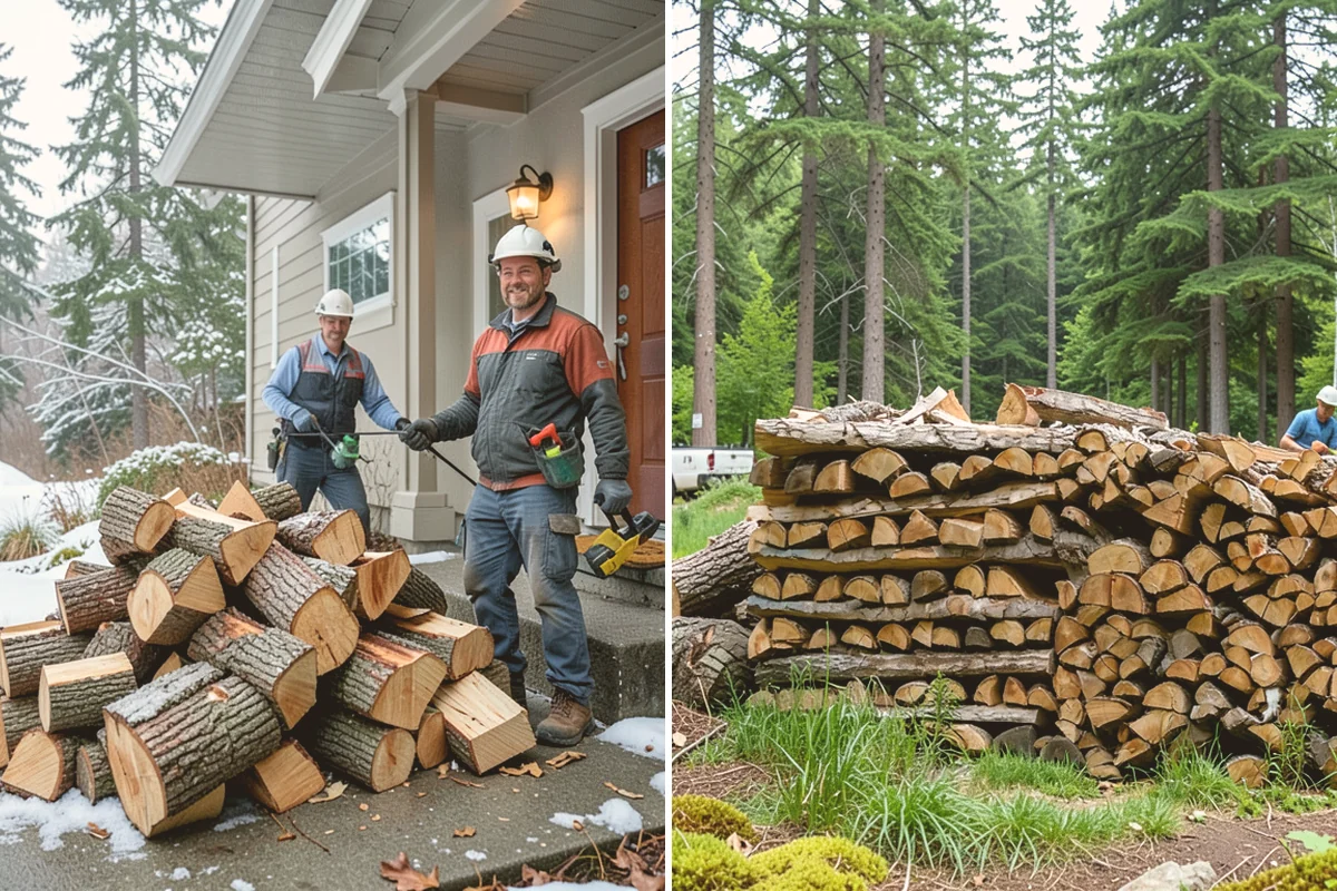 Urban Wood Recycling in Mount Vernon, Skagit County, WA - Collect wood recovered from urban tree work
