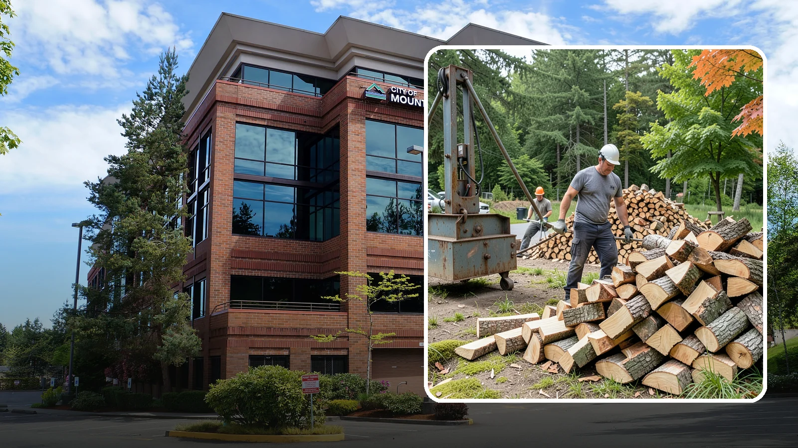 Urban Wood Recycling in Mountlake Terrace, Snohomish County, WA - We recover wood from urban tree work and turn it into firewood instead of letting it go to the chipper or landfill.