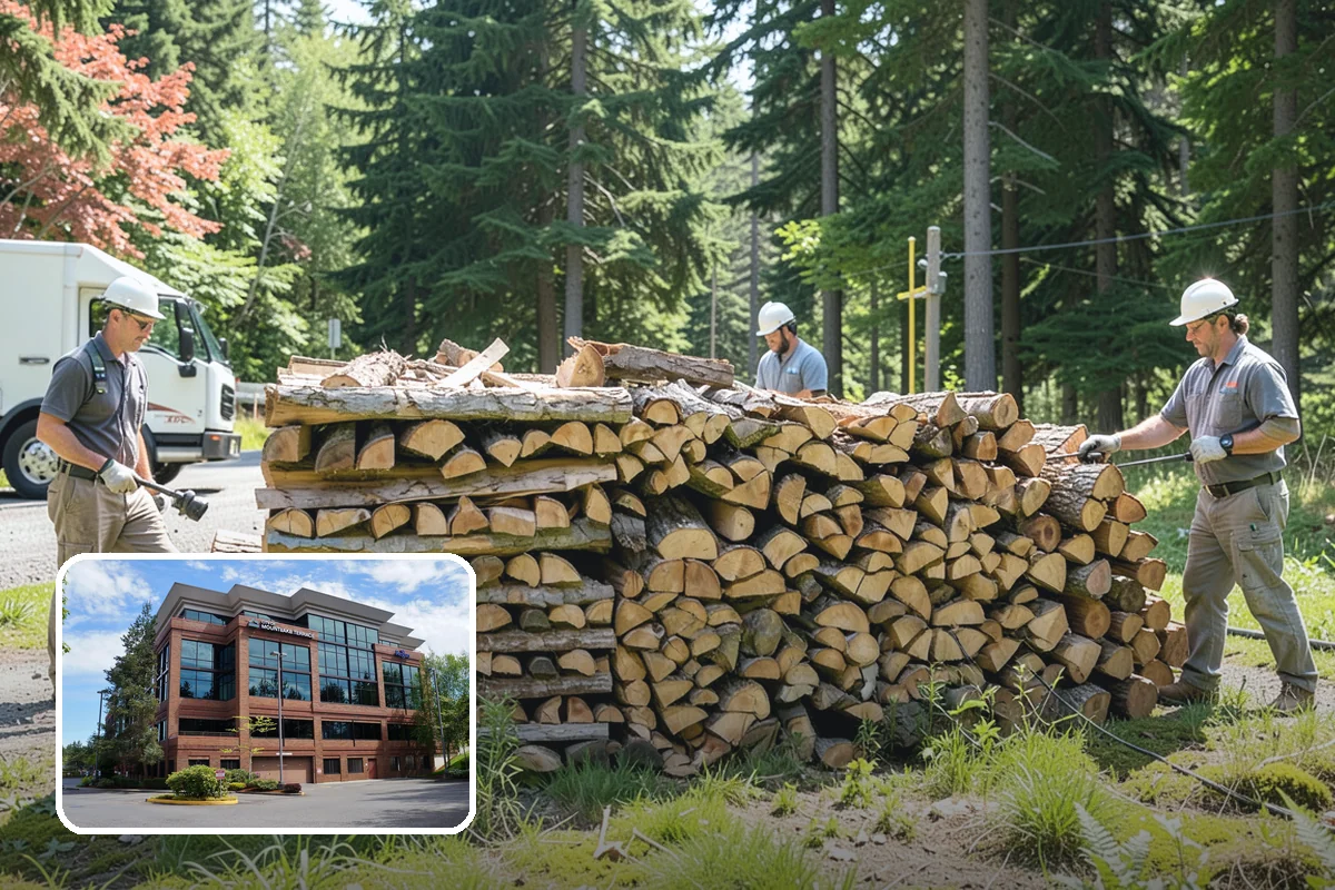 Urban Wood Recycling in Mountlake Terrace, Snohomish County, WA - Recovers urban tree wood that would be wasted