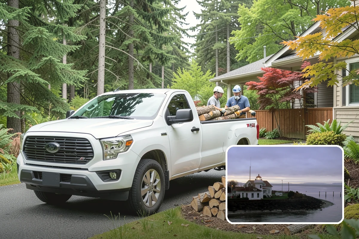 Urban Wood Recycling in Mukilteo, Snohomish County, WA - Recovers urban tree wood that would be wasted
