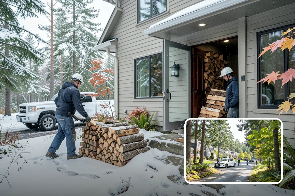 Urban Wood Recycling in Normandy Park, King County, WA - Recovers urban tree wood that would be wasted