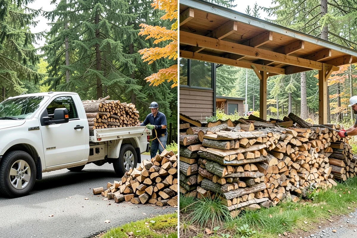 Urban Wood Recycling in Normandy Park, King County, WA - Collect wood recovered from urban tree work