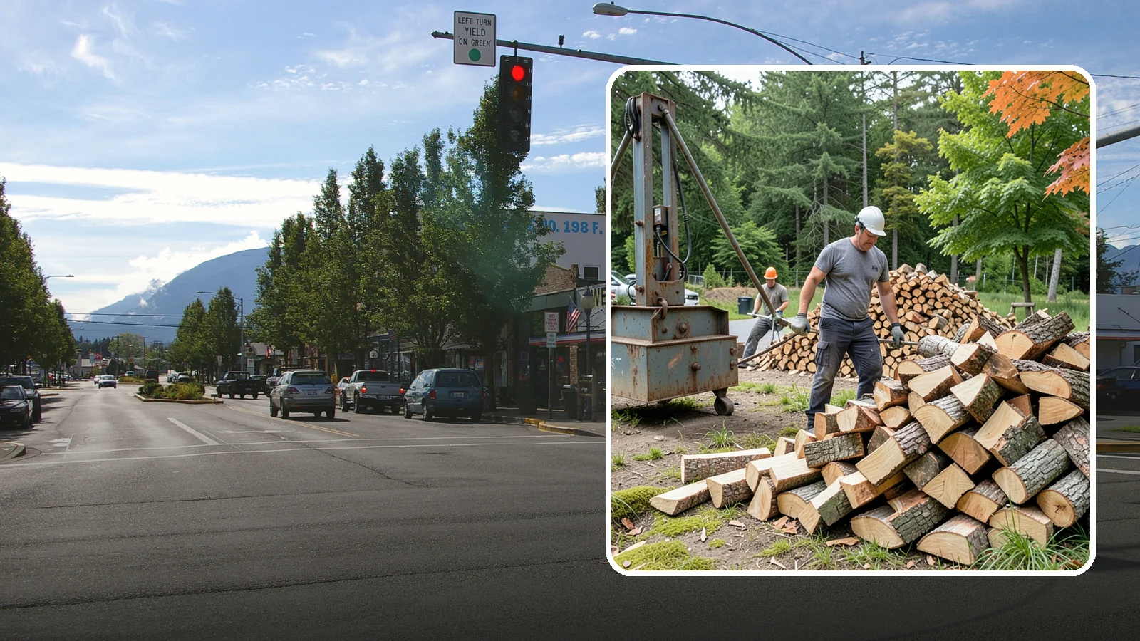 Urban Wood Recycling in North Bend, King County, WA - We recover wood from urban tree work and turn it into firewood instead of letting it go to the chipper or landfill.