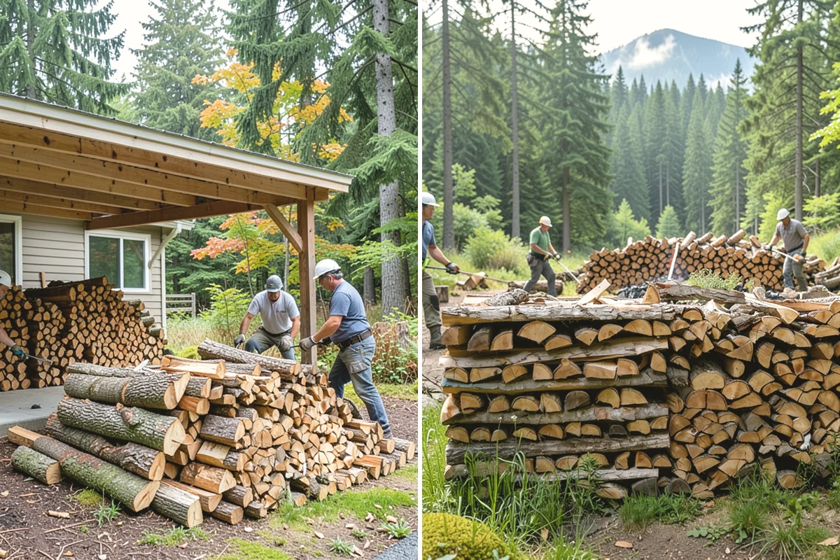 Urban Wood Recycling in North Bend, King County, WA - Collect wood recovered from urban tree work