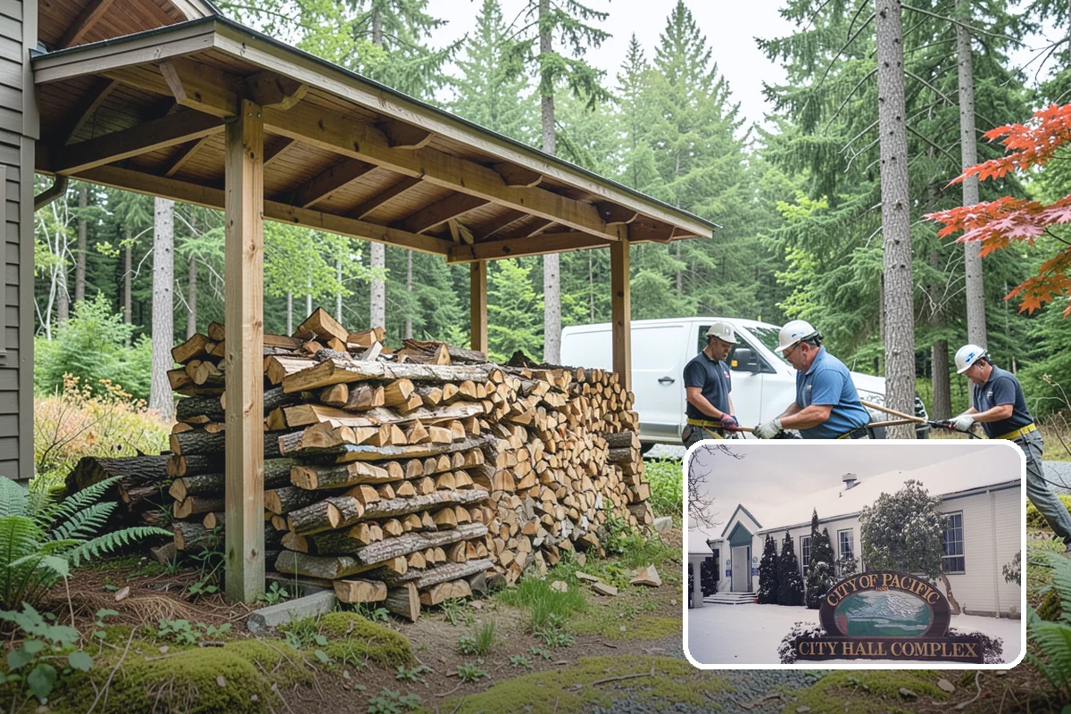 Urban Wood Recycling in Pacific, King County, WA - Recovers urban tree wood that would be wasted