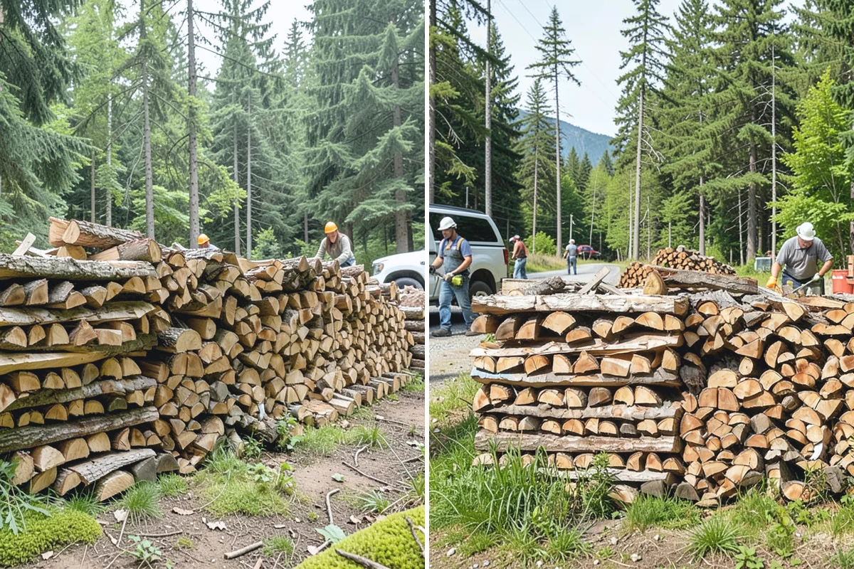 Urban Wood Recycling in Redmond, King County, WA - Collect wood recovered from urban tree work