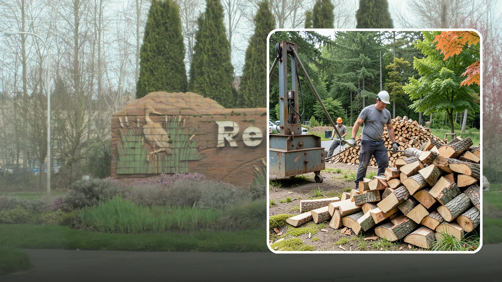 Urban Wood Recycling in Renton, King County, WA - We recover wood from urban tree work and turn it into firewood instead of letting it go to the chipper or landfill.