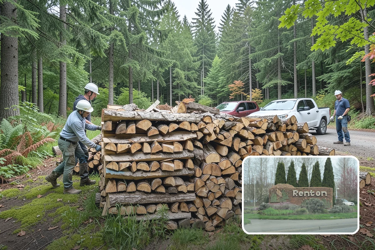 Urban Wood Recycling in Renton, King County, WA - Recovers urban tree wood that would be wasted