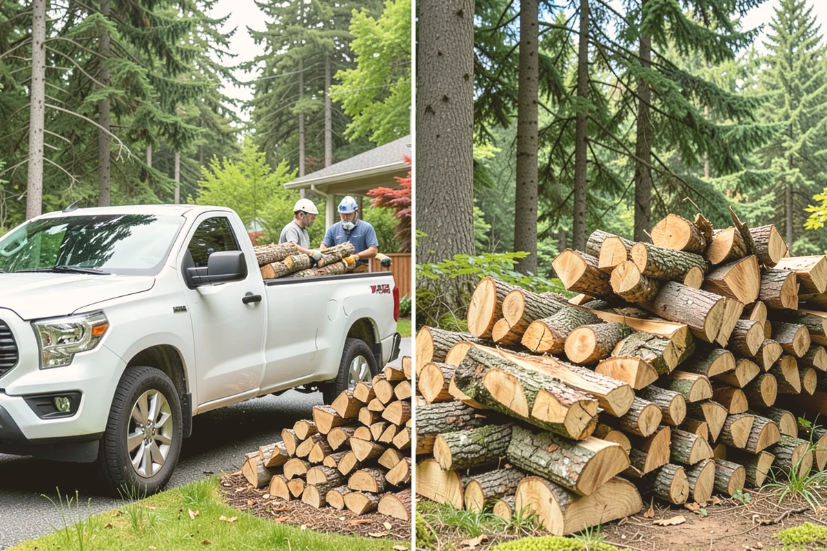 Urban Wood Recycling in Sammamish, King County, WA - Collect wood recovered from urban tree work