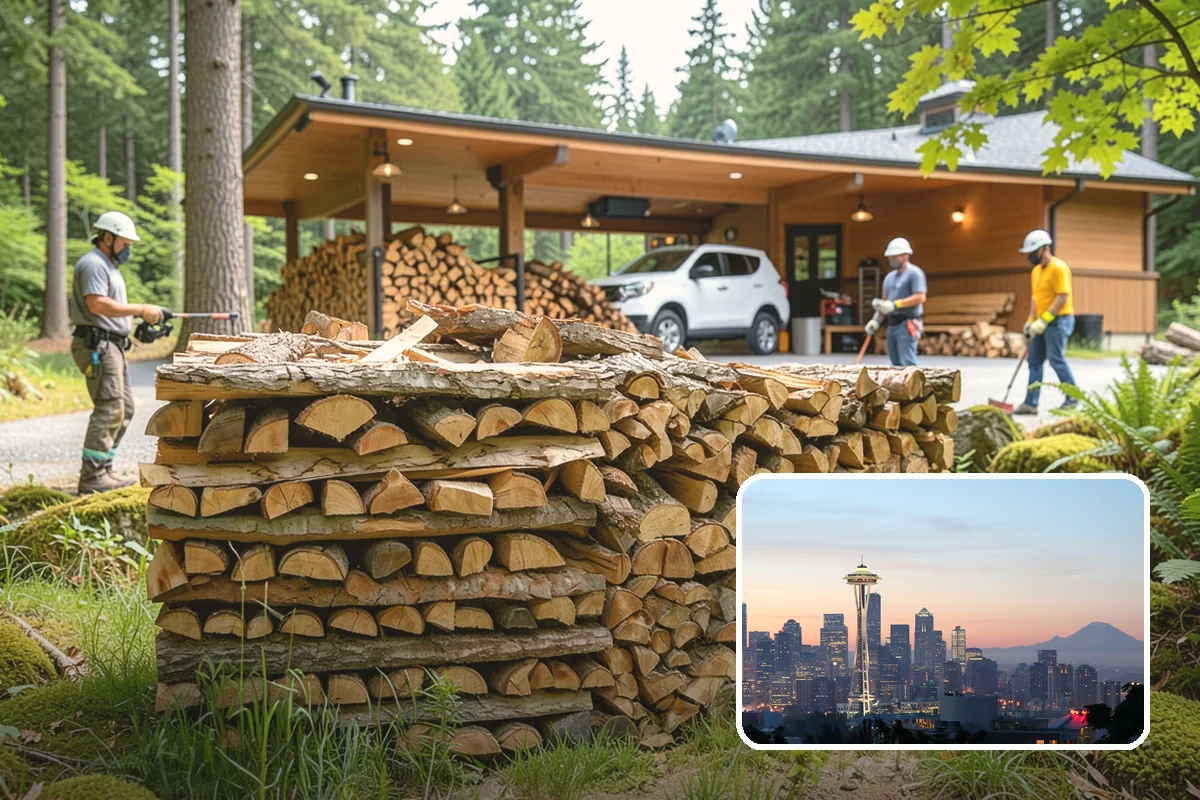 Urban Wood Recycling in Seattle, King County, WA - Recovers urban tree wood that would be wasted