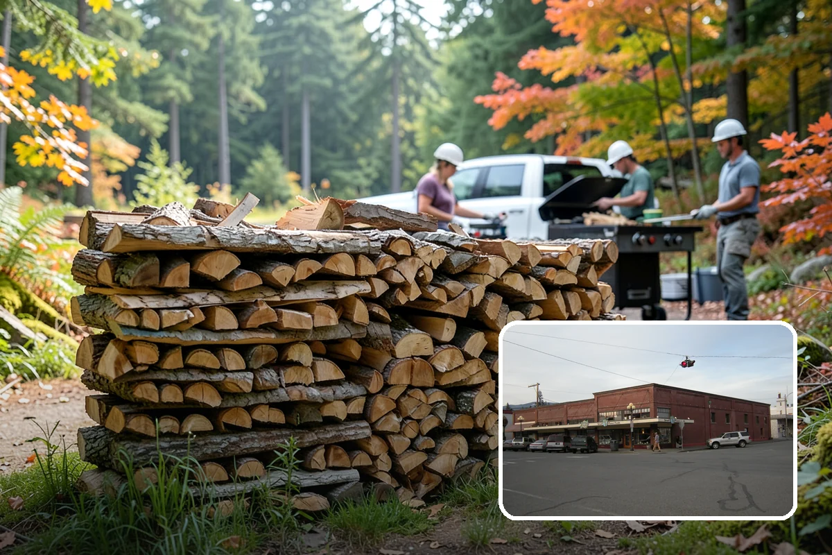 Urban Wood Recycling in Sedro-Woolley, Skagit County, WA - Recovers urban tree wood that would be wasted