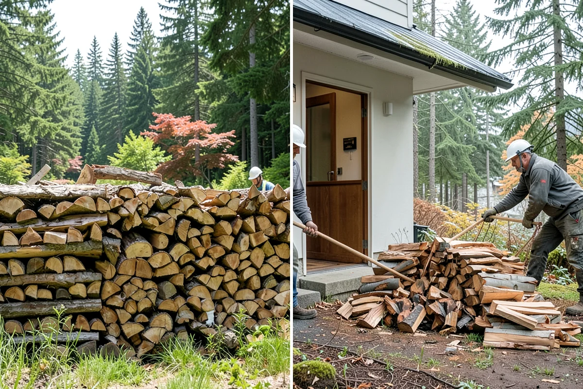 Urban Wood Recycling in Shoreline, King County, WA - Collect wood recovered from urban tree work