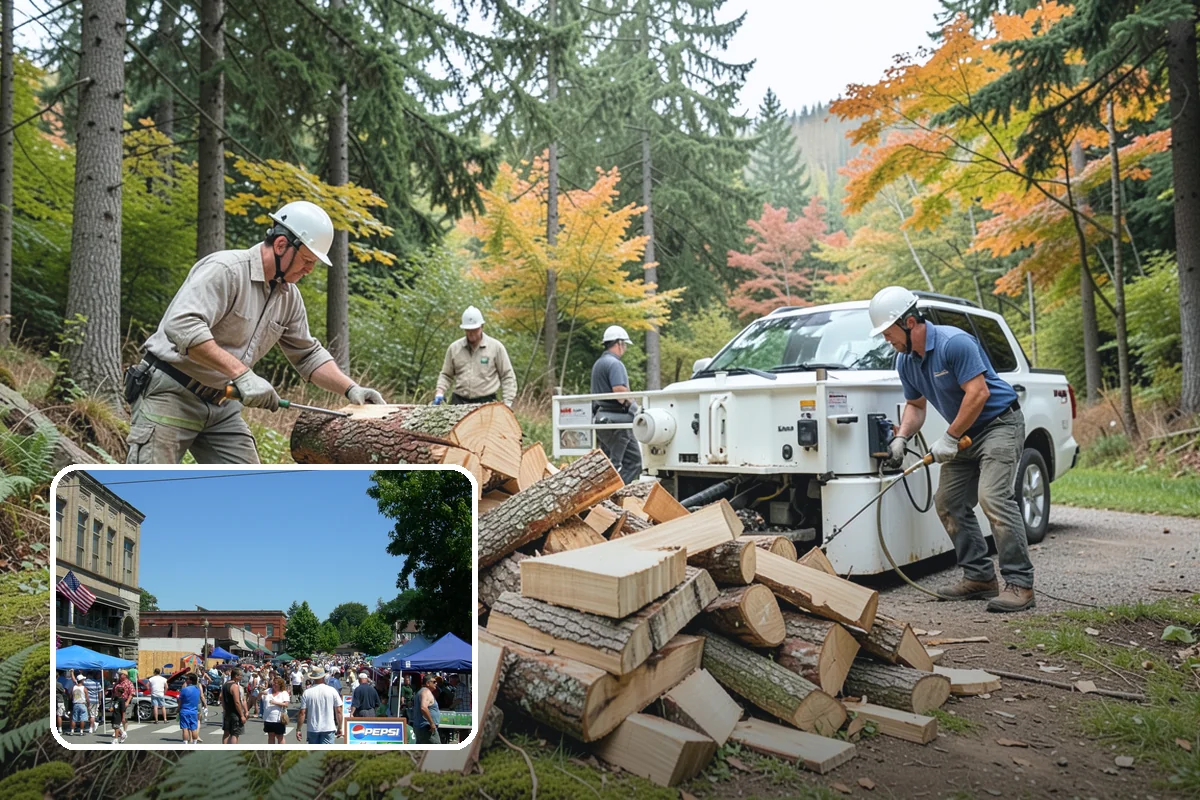 Urban Wood Recycling in Snohomish, Snohomish County, WA - Recovers urban tree wood that would be wasted