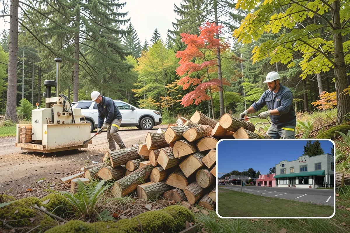 Urban Wood Recycling in Snoqualmie, King County, WA - Recovers urban tree wood that would be wasted