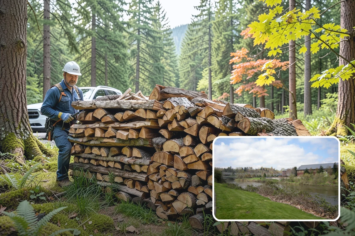 Urban Wood Recycling in Tukwila, King County, WA - Recovers urban tree wood that would be wasted