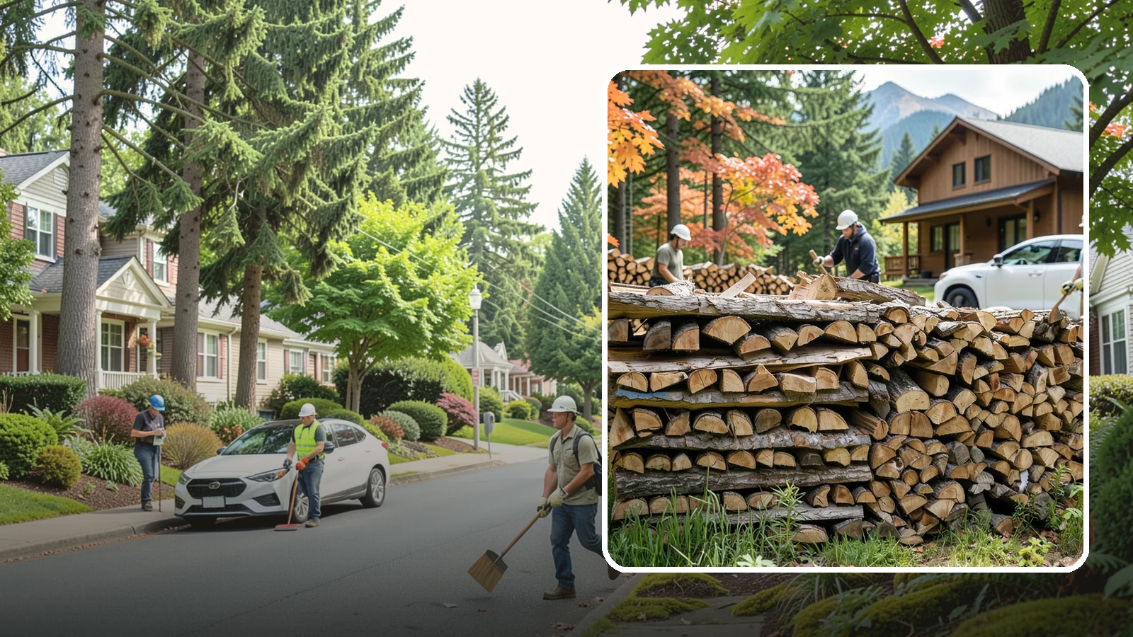 Vacation Rental Firewood in Beaux Arts Village, King County, WA - Turnkey firewood restocking for vacation rentals so guests always find a full woodpile.