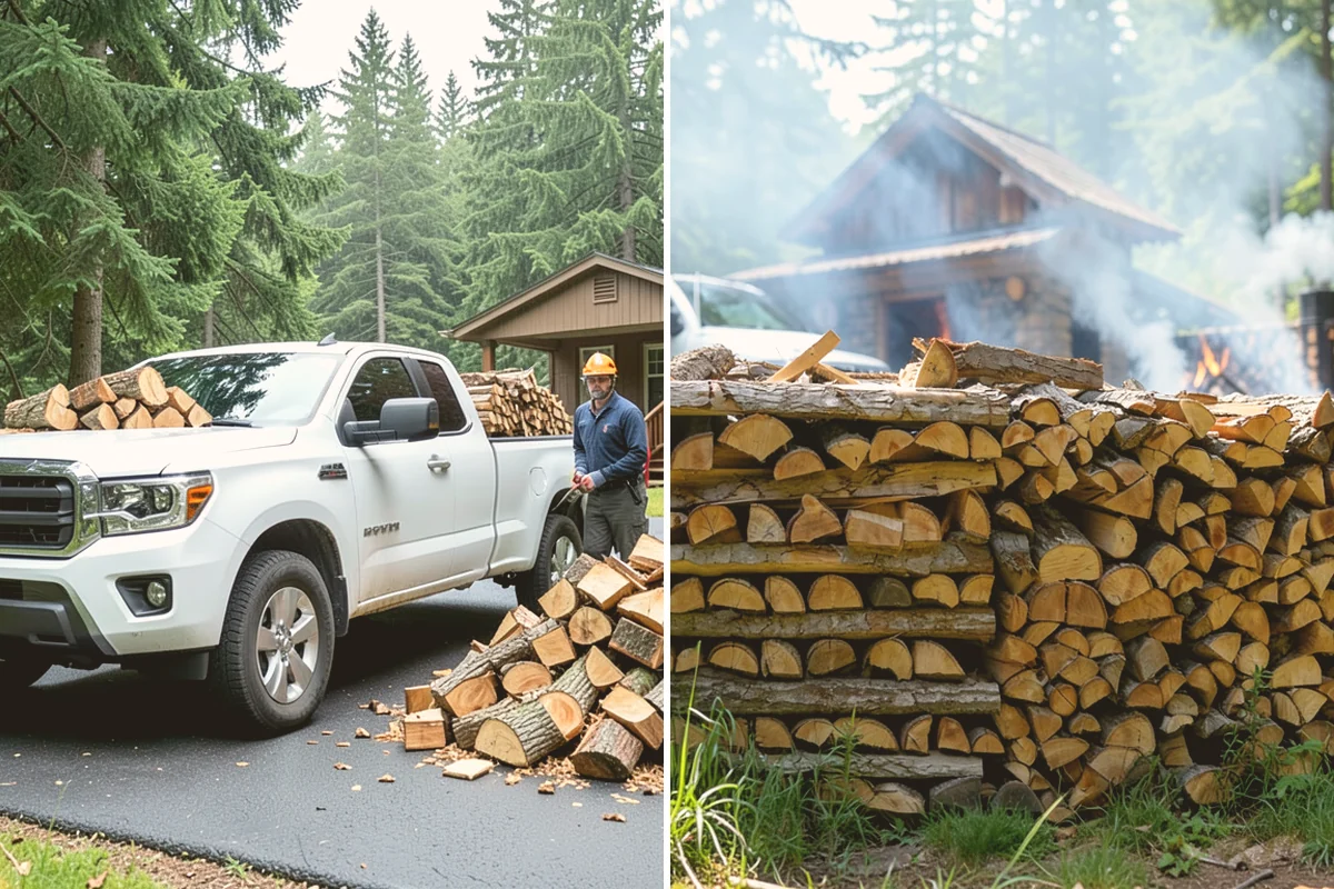 Vacation Rental Firewood in Bellevue, King County, WA - We review your booking pace and firewood use