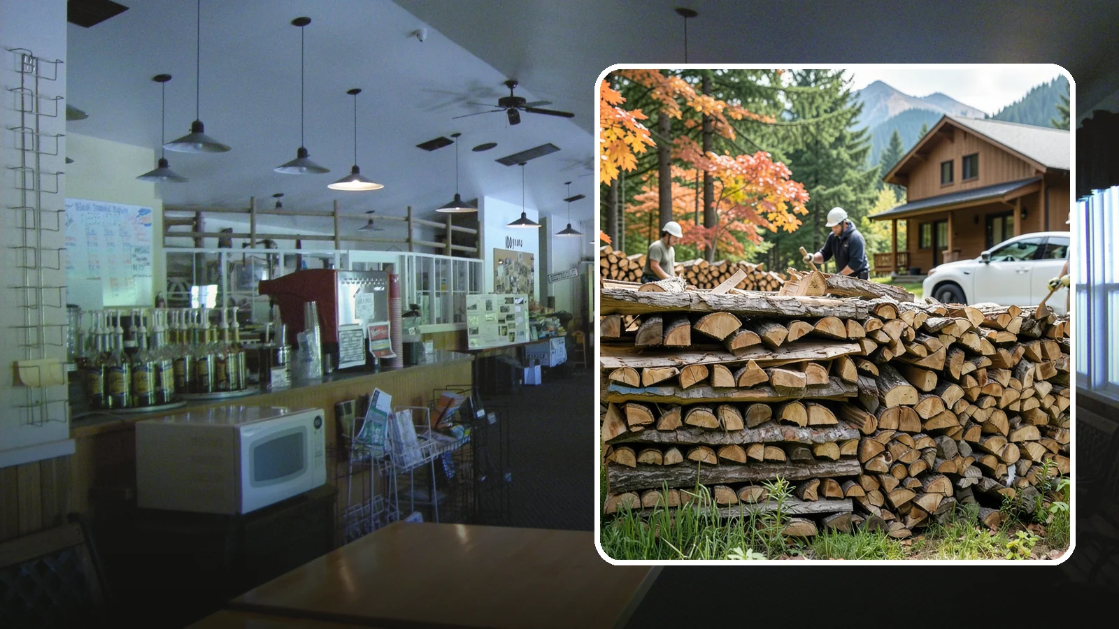 Vacation Rental Firewood in Black Diamond, King County, WA - Turnkey firewood restocking for vacation rentals so guests always find a full woodpile.